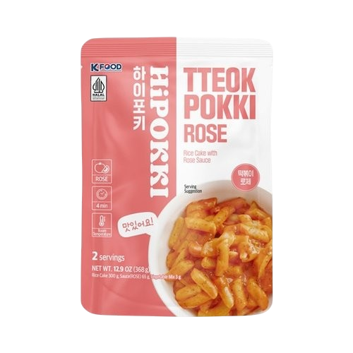 HYHS Halal Hipokki Rose Topokki Pouch 240g
