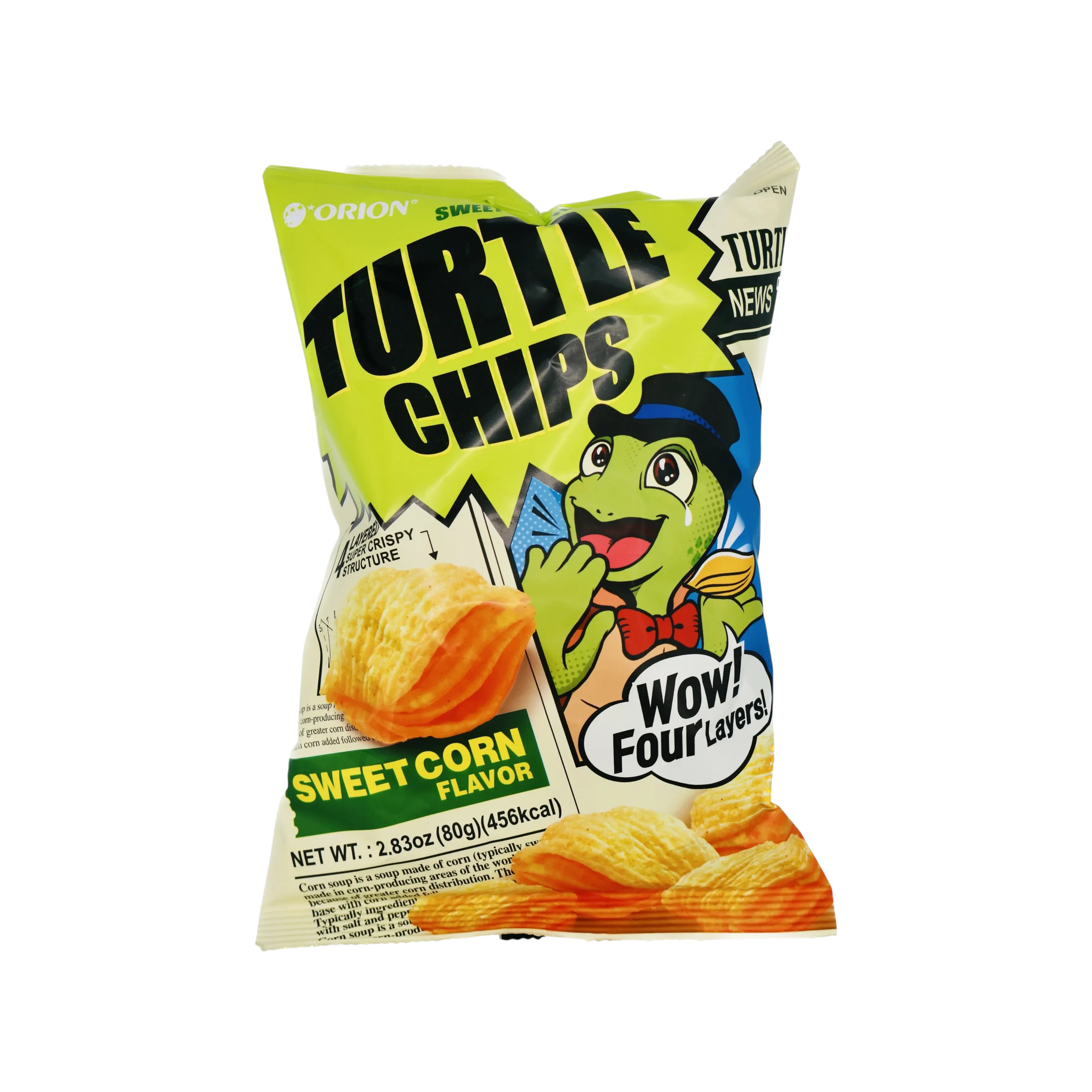 Orion Turtle Chips sweet corn 80g