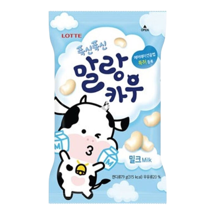 Lotte Malang Cow Milk Snack (Snack suave sabor leche)