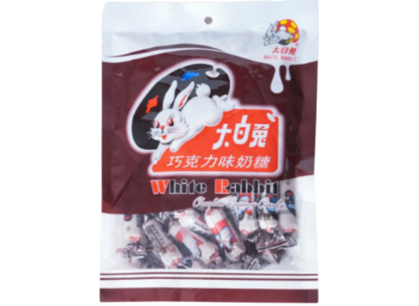 White Rabbit Chocolate Candy (Caramelos de leche sabor chocolate)