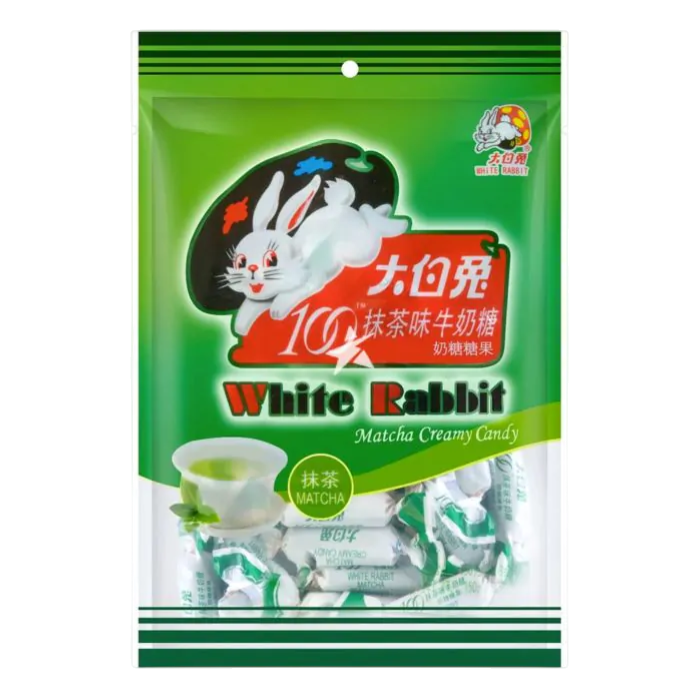 White Rabbit Matcha Creamy Candy (Caramelos de leche sabor matcha)