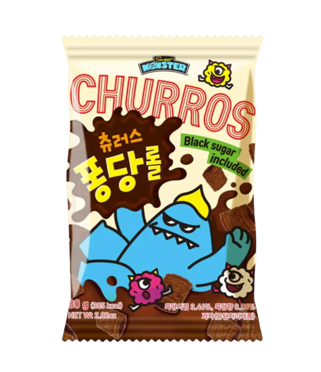 Sweet Monster Churros Fondant Rolls - Azúcar Moreno y Chocolate