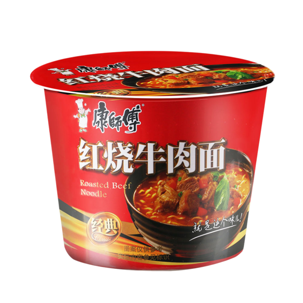 KANGSHIFU Fideos con caldo de ternera asada(Cup) 113g