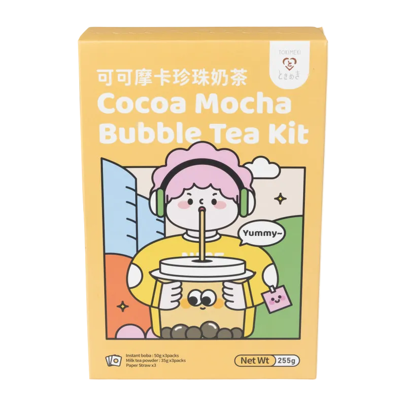 🧋Bubble Tea Kit Sabor Cacao y Moca 255g