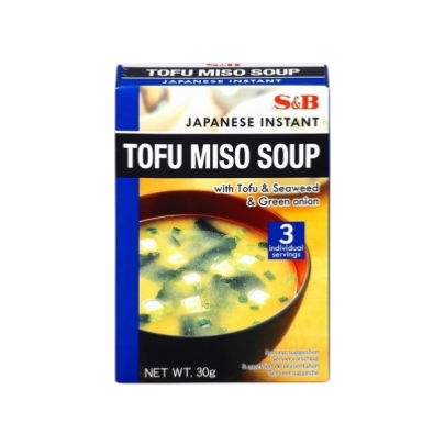 S&B Sopa de Miso con Tofu Instantánea, 30x3
