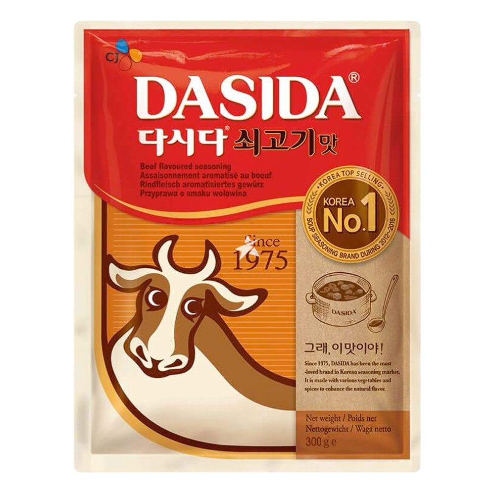 CJ Dasida – Condimento sabor carne (Beef Flavoured Seasoning), 300 g