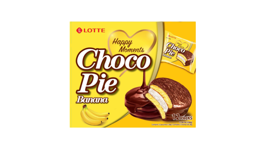 Lotte Choco Pie Banana (Pack)