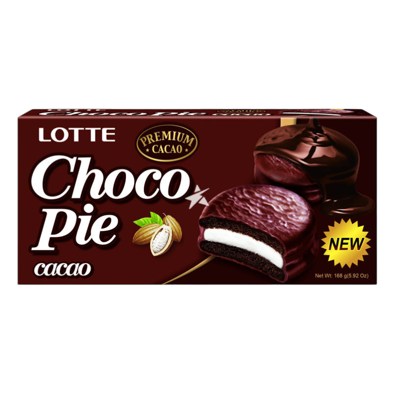 Lotte Choco Pie Cacao 6packs 168g