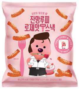 Jjanggu Rose Tteokbokki Snack