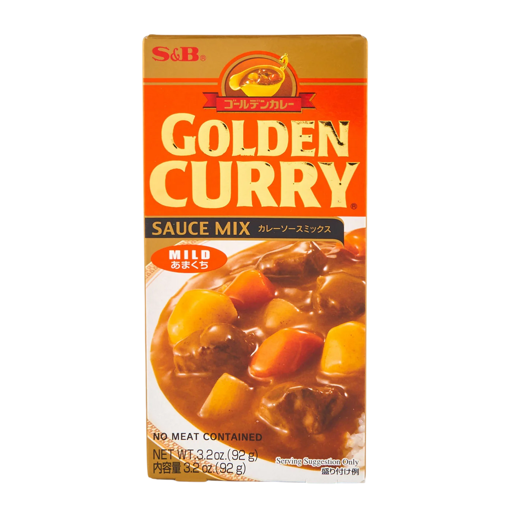 S&B Golden Curry (Mezcla para Curry Japonés, Mild, 92 g – 5 porciones)