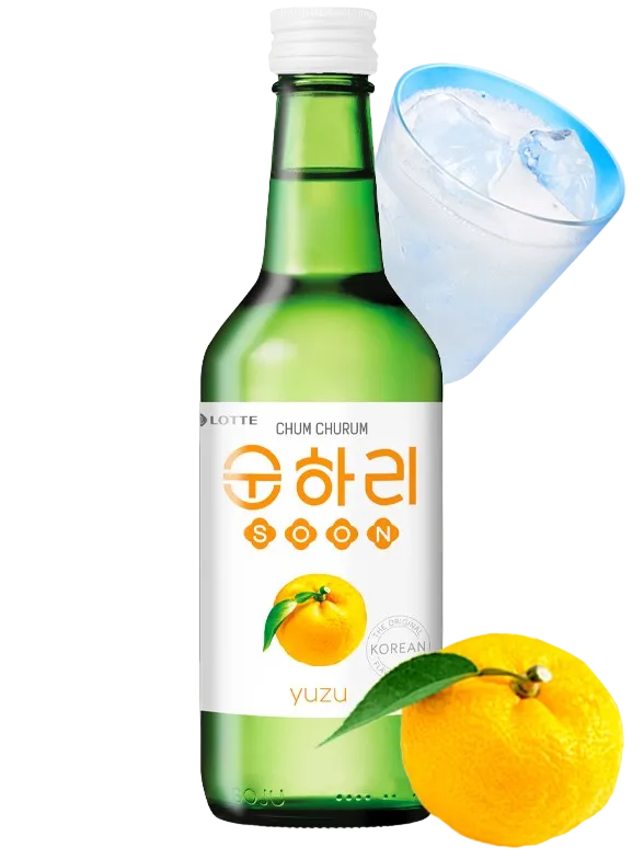 CHUM CHURUM Soju Sabor Yuzu 12.0% 350ml 🍊