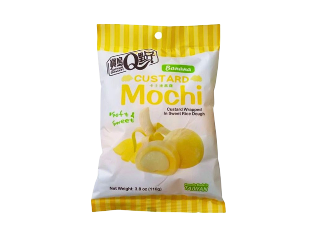 🍌🍡Custard Mochi de Plátano 110g