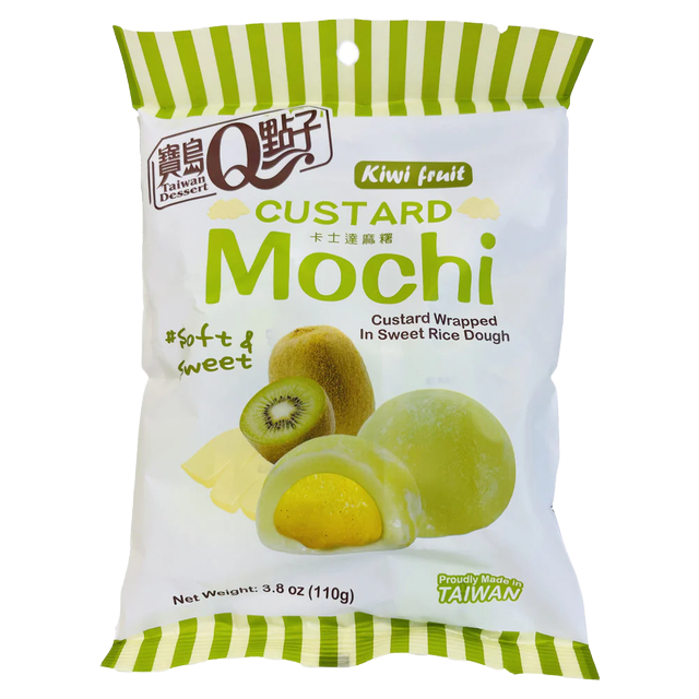 🥝🍡Custard Mochi de Kiwi 110g
