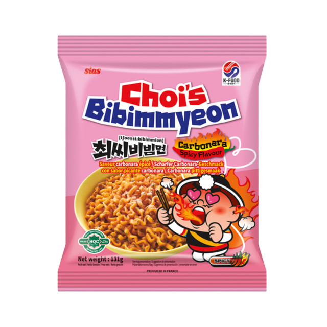 🍜🔥 Choi’s Bibimmyeon Carbonara Picante 131g
