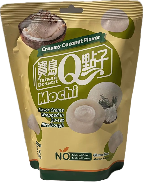 🥥Mochi Cremoso de Coco 180g (x12 Individual Packs)