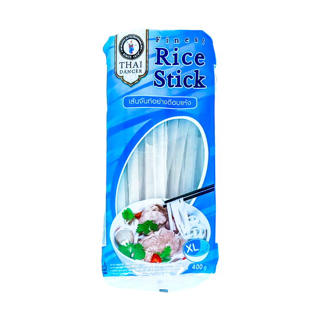 Tallarines de Arroz Tamaño XL (10mm.) 400g