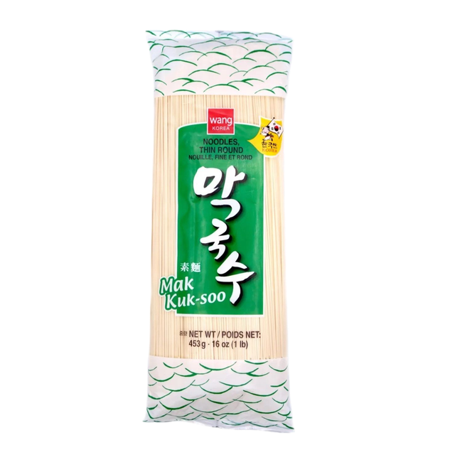 Wang Mak Kuk-Soo Fideos Finos y Redondos 453g