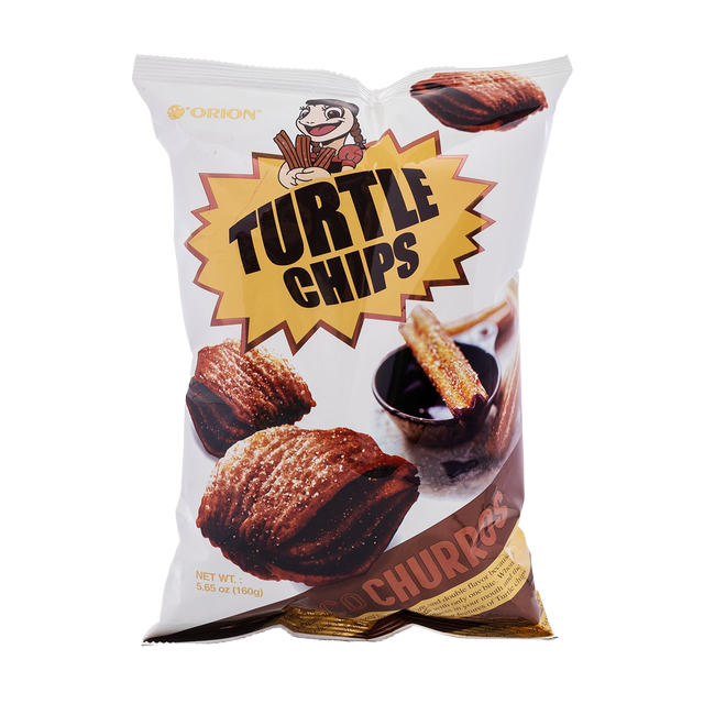 🍫 Turtle Chips Choco Churros Orion 160g