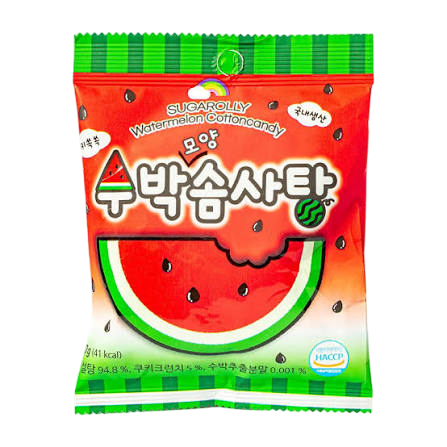 Algodón de Azúcar Sugarolly Sabor Sandía 10g
