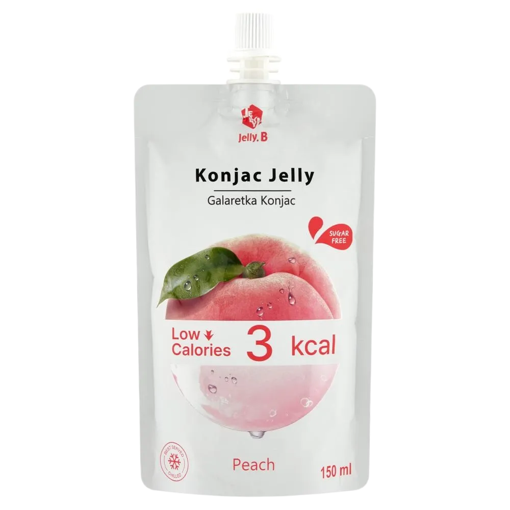 🍑✨ Jelly.B Konjac 150ml – melocotón (Peach) ✨🍑