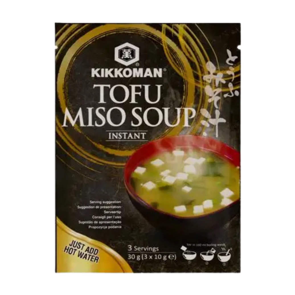 🍜✨ Kikkoman Tofu Miso Soup – Sopa Instantánea de Miso con Tofu (3 porciones)