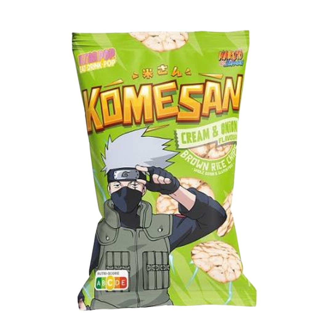 KOMESAN RICE CHIPS CREAM&ONION 60g