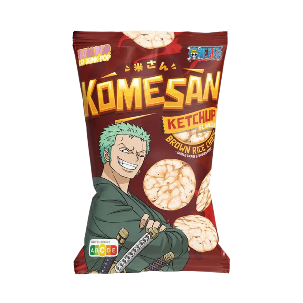 KOMESAN RICE CHIPS KETCHUP 60g