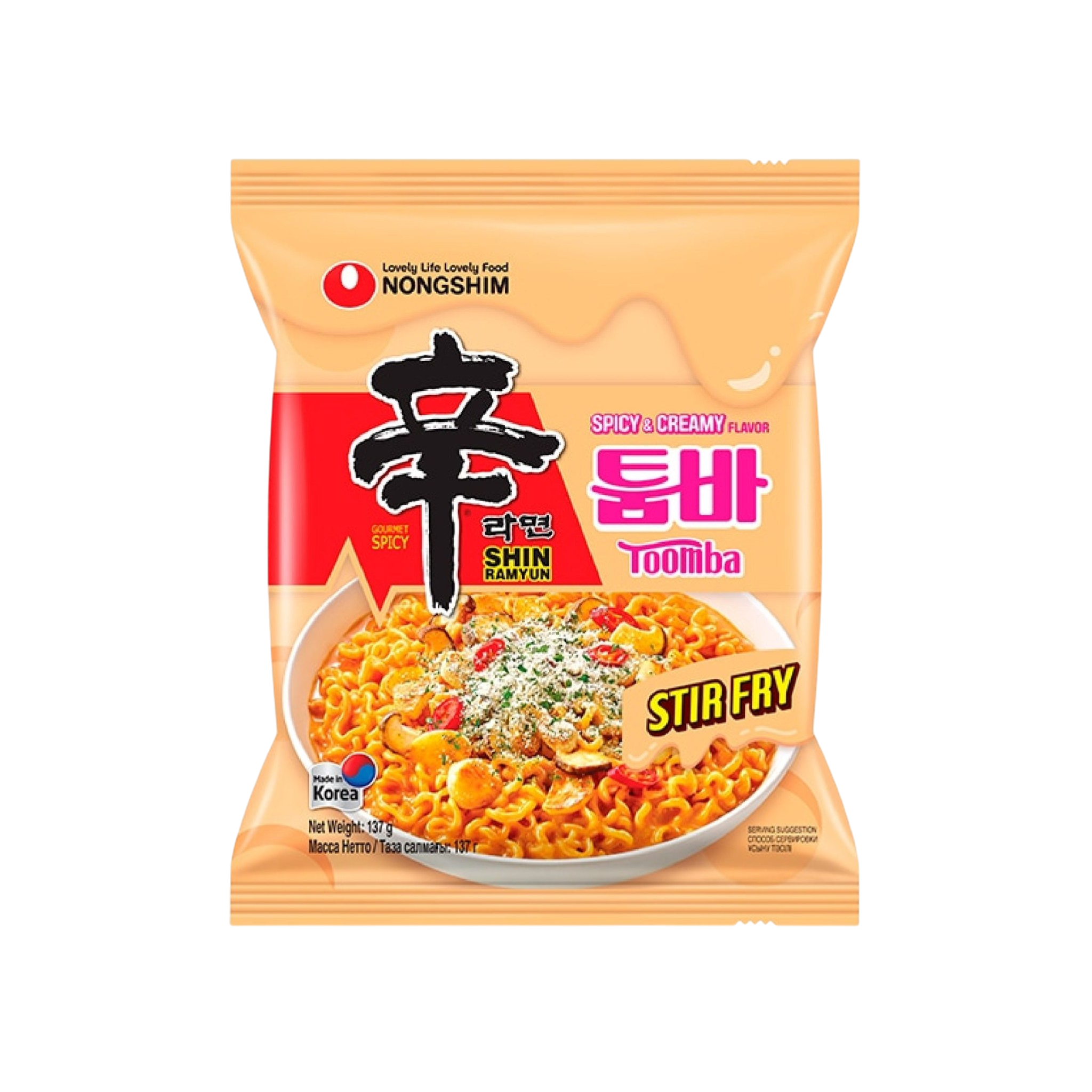 Nongshim Shin Ramyun Toomba Stir Fry