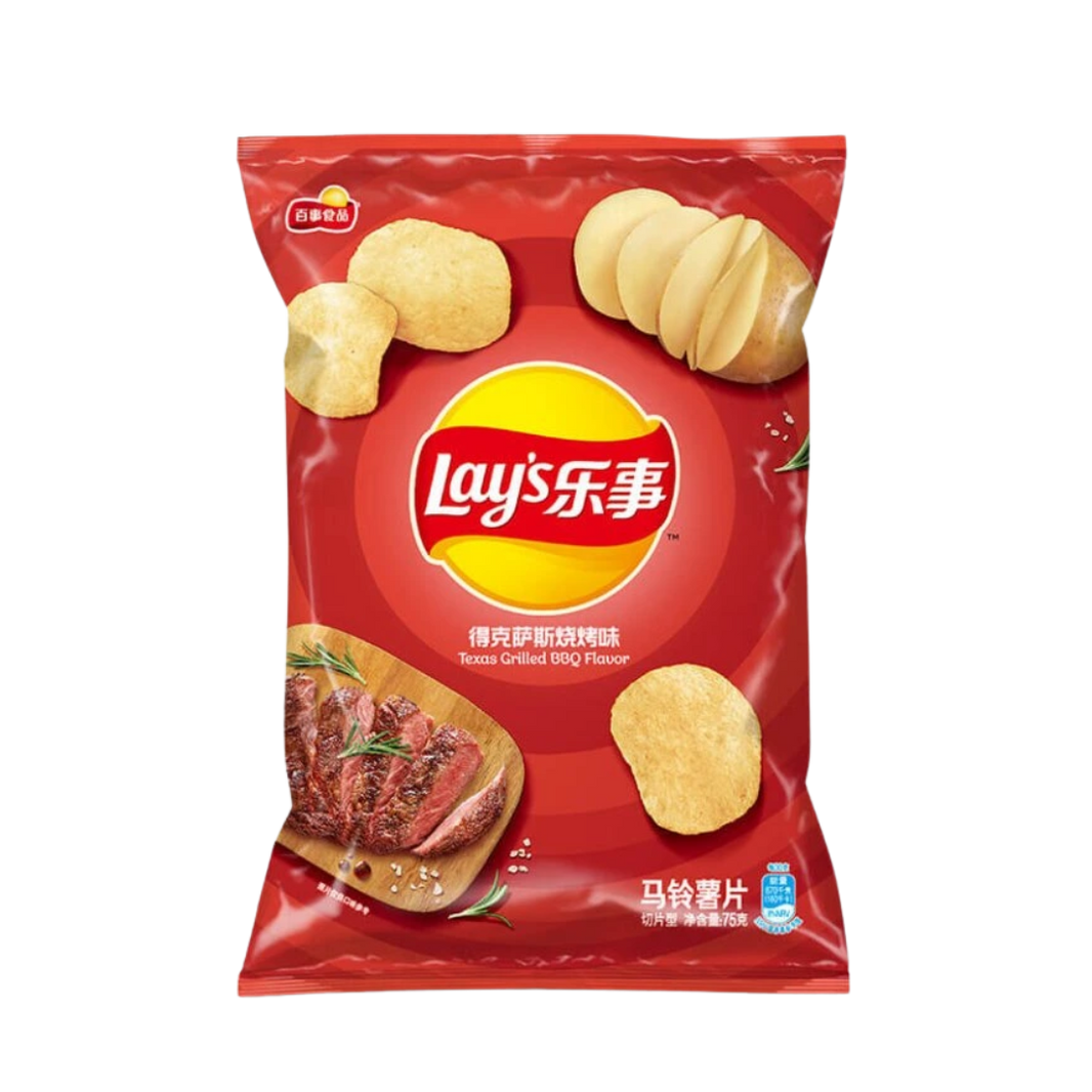 LAY'S TEXAS GRILLED BBQ FLAVOR 70g