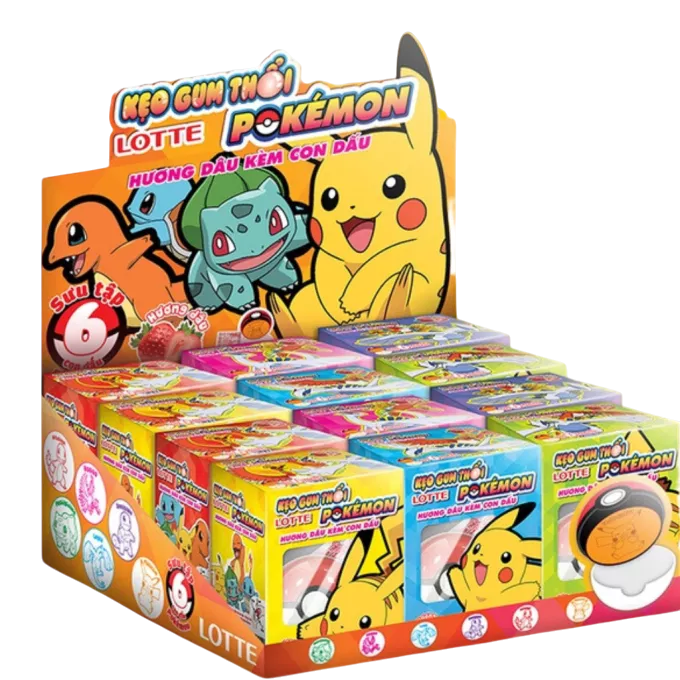 LOTTE Pokemon Strawberry Gummy With Toy 3.2g VN