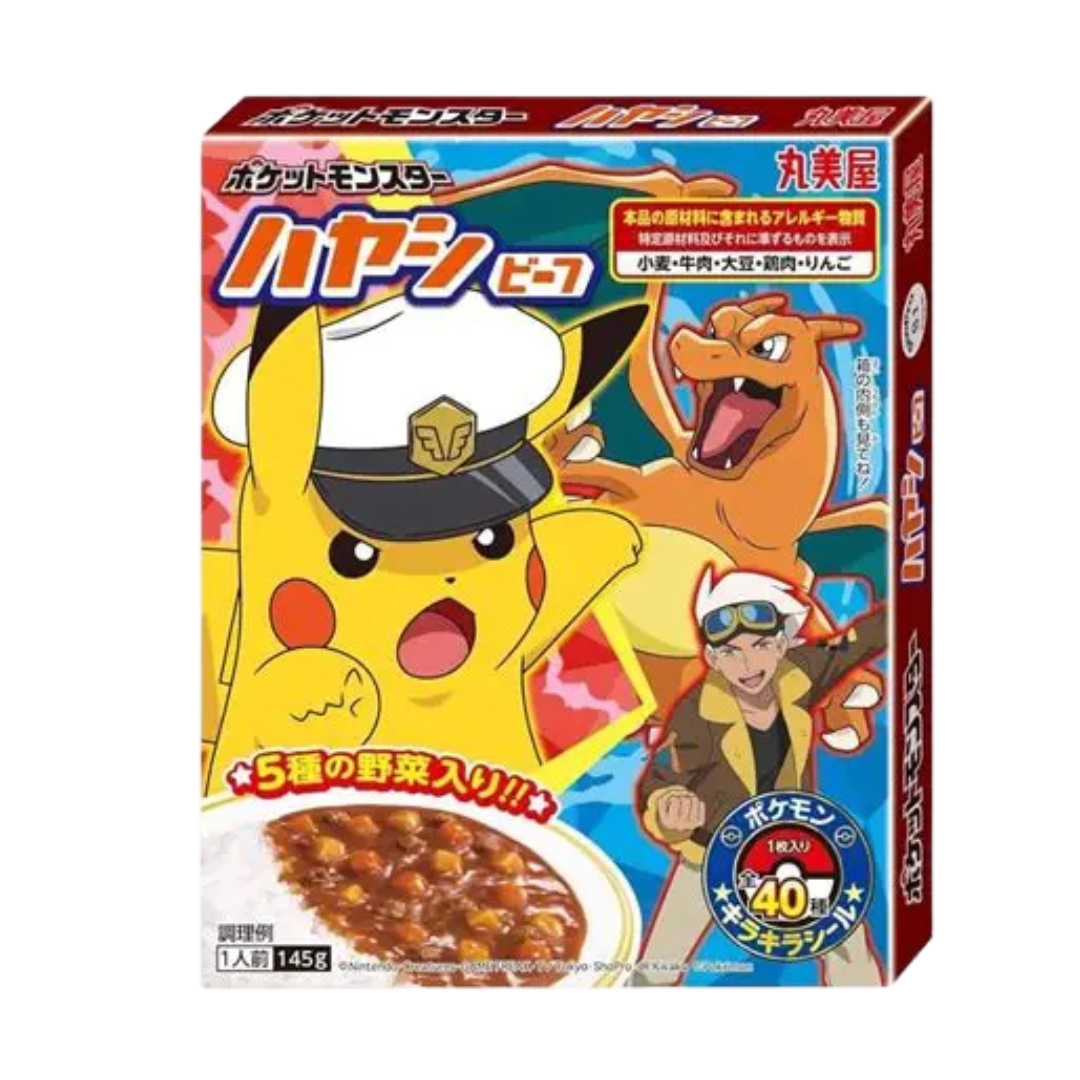 Marumiya Pokémon Hayashi Rice – Salsa Hayashi Suave para Niños (Beef & Vegetales) | 145 g