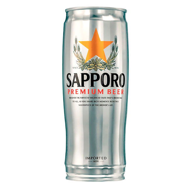 🍺 Sapporo Premium Beer – Lata 630ML