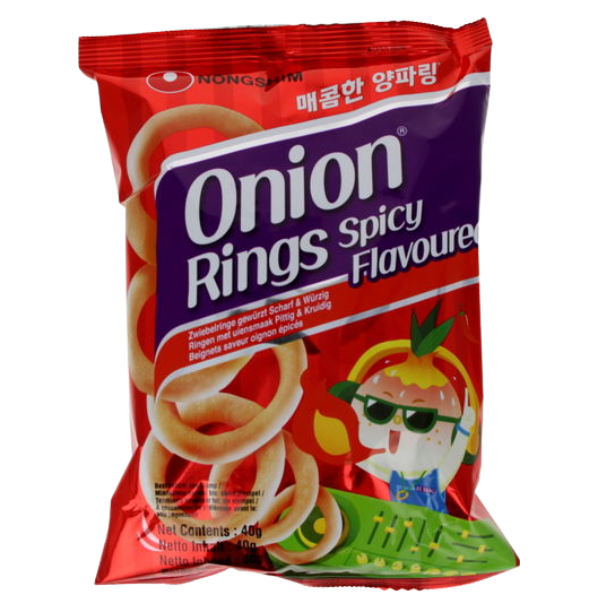 NONGSHIM ONION RINGS SPICY FLAVOURED 40g