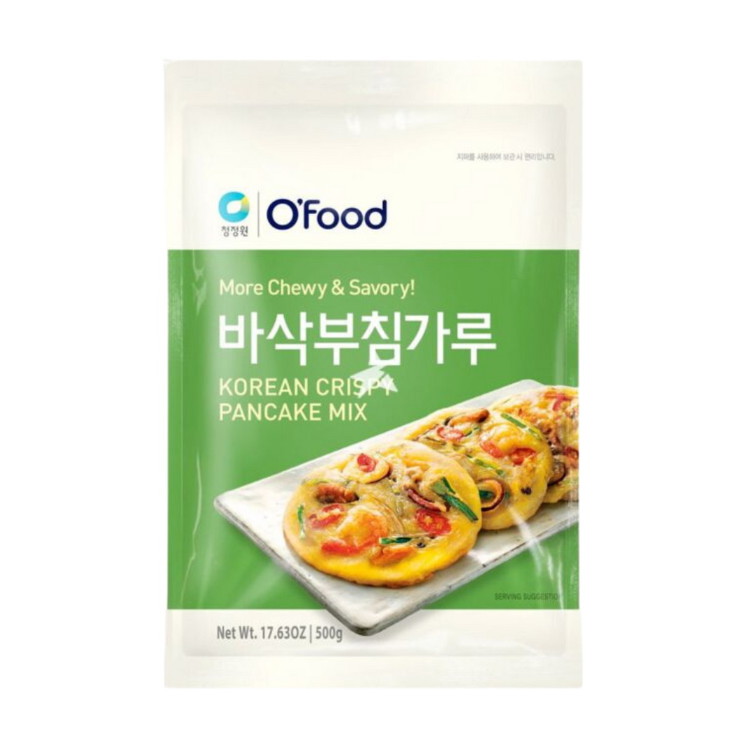 🥞🇰🇷 O’Food Korean Crispy Pancake Mix – Mezcla Coreana para Panqueques Crujientes (500 g)