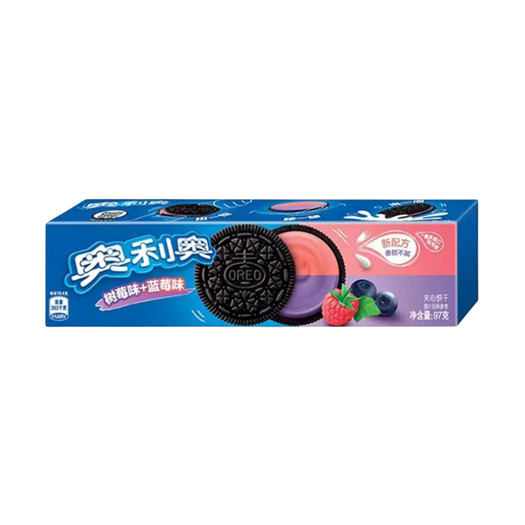 🍓🫐Oreo Frambuesa & Arándano – Doble Sabor Frutal 97g💙