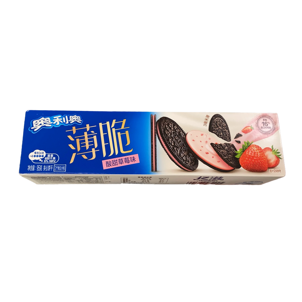 💗 Oreo Thin Strawberry – Delicadamente Crujientes y Afresadas 95g💗
