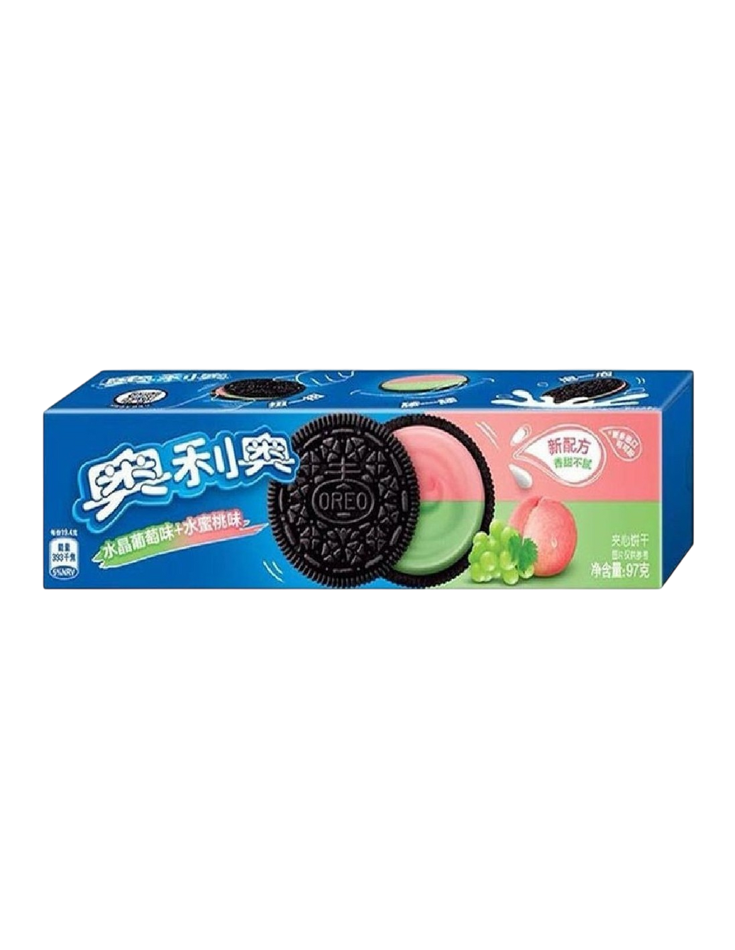 GALLETAS OREO SABOR UVA+MELOCOTON 97G