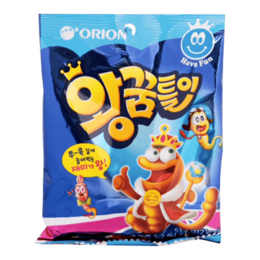 Orion 왕꿈틀이 (Wang Kkumteul-i) – Gomitas Coreanas Sabor Frutal 67g