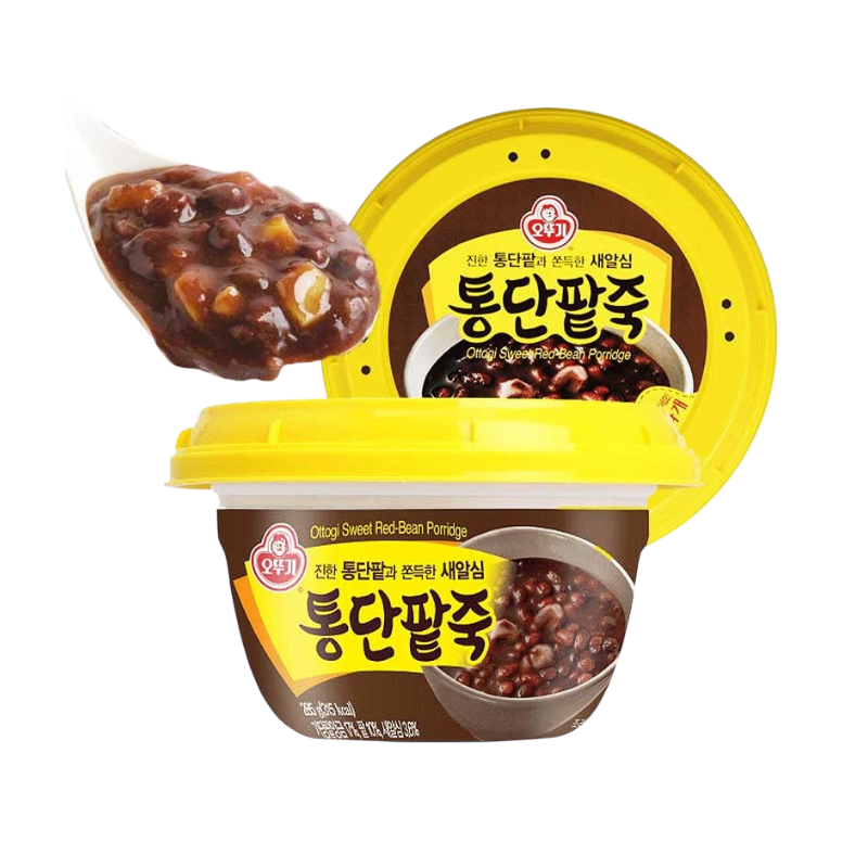 Ottogi Gachas de arroz con judías rojas 285g