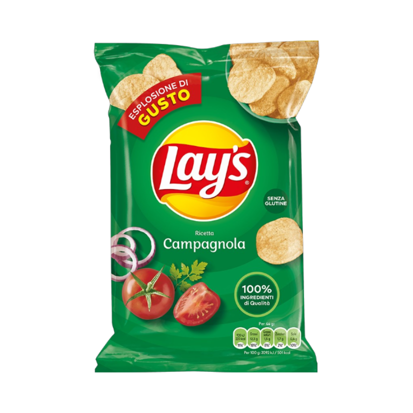 Lay's patatas frita sabor tomate y ajo 125g