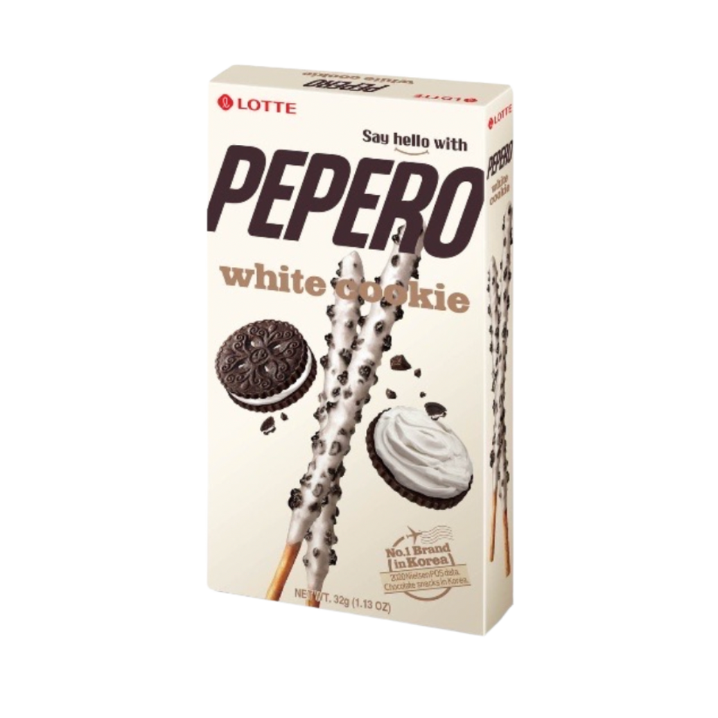 🤍 Pepero White Cookie – Cremoso y Crujiente 32g 🤍
