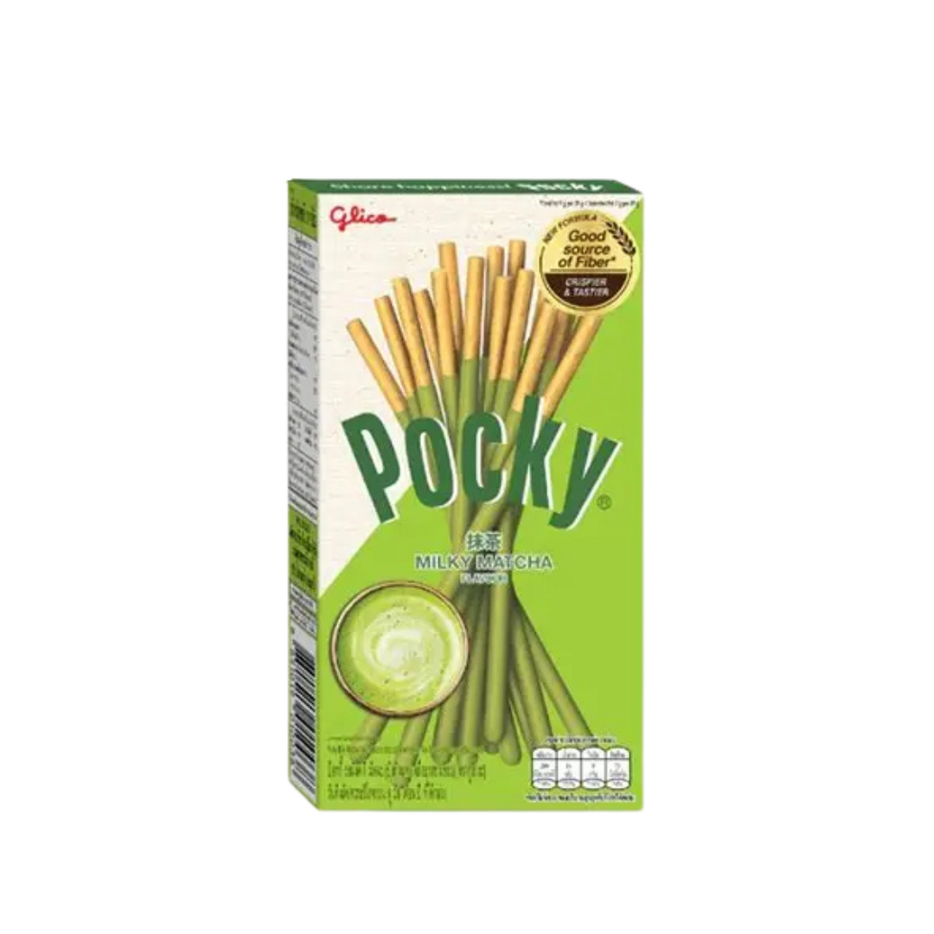 💚 Pocky Milky Matcha – Dulzura Cremosa con Té Verde 33g💚