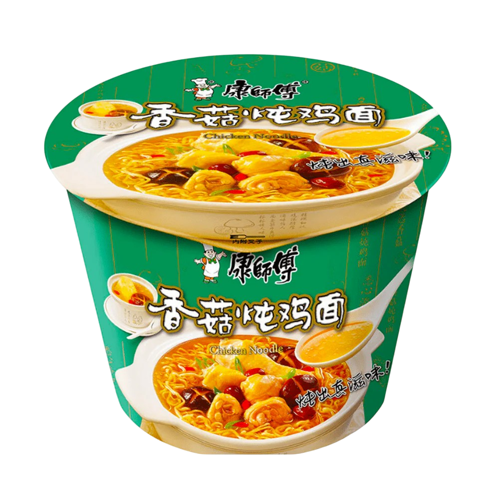 KANGSHIFU Fideos con caldo de pollo y seta(Cup) 106g