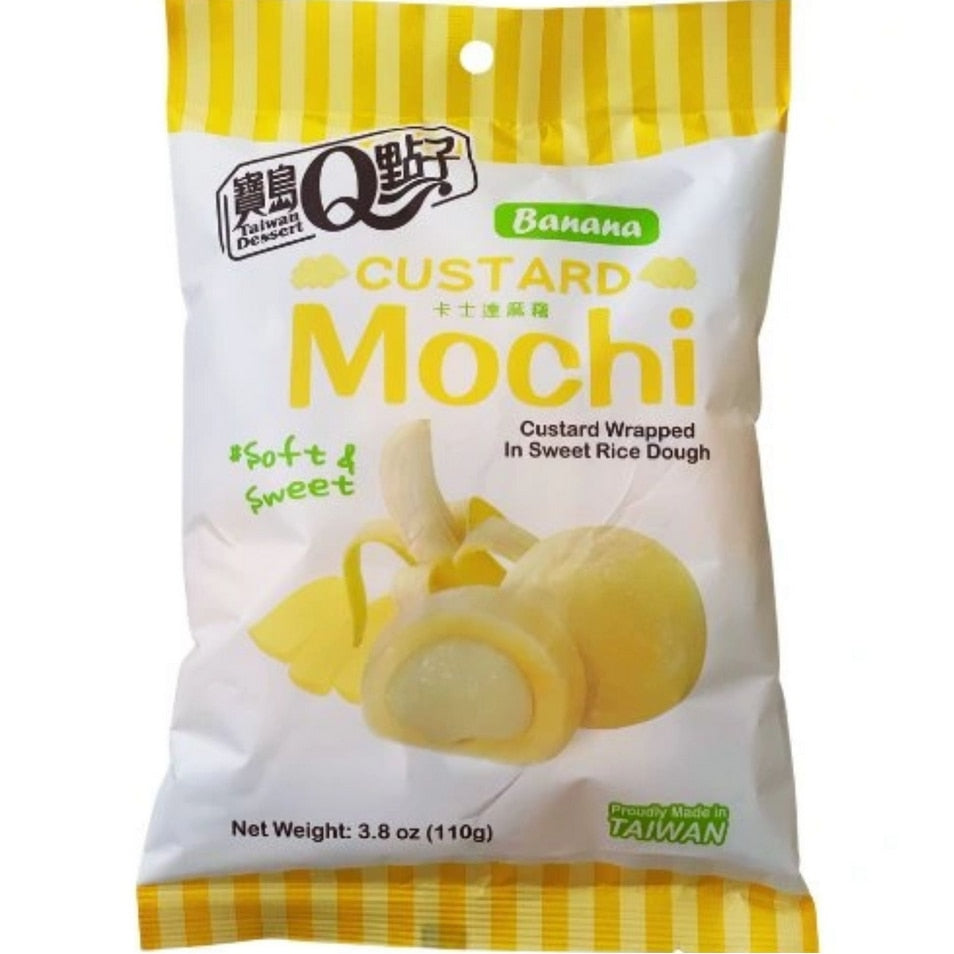 Tw Q Custard Mochi Banana 110G