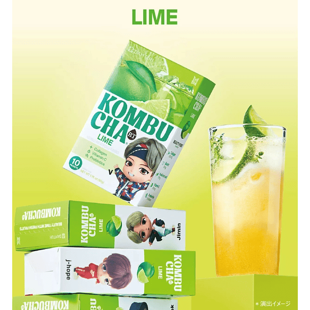 DAMTUH BT21 Kombucha Sabor Lima