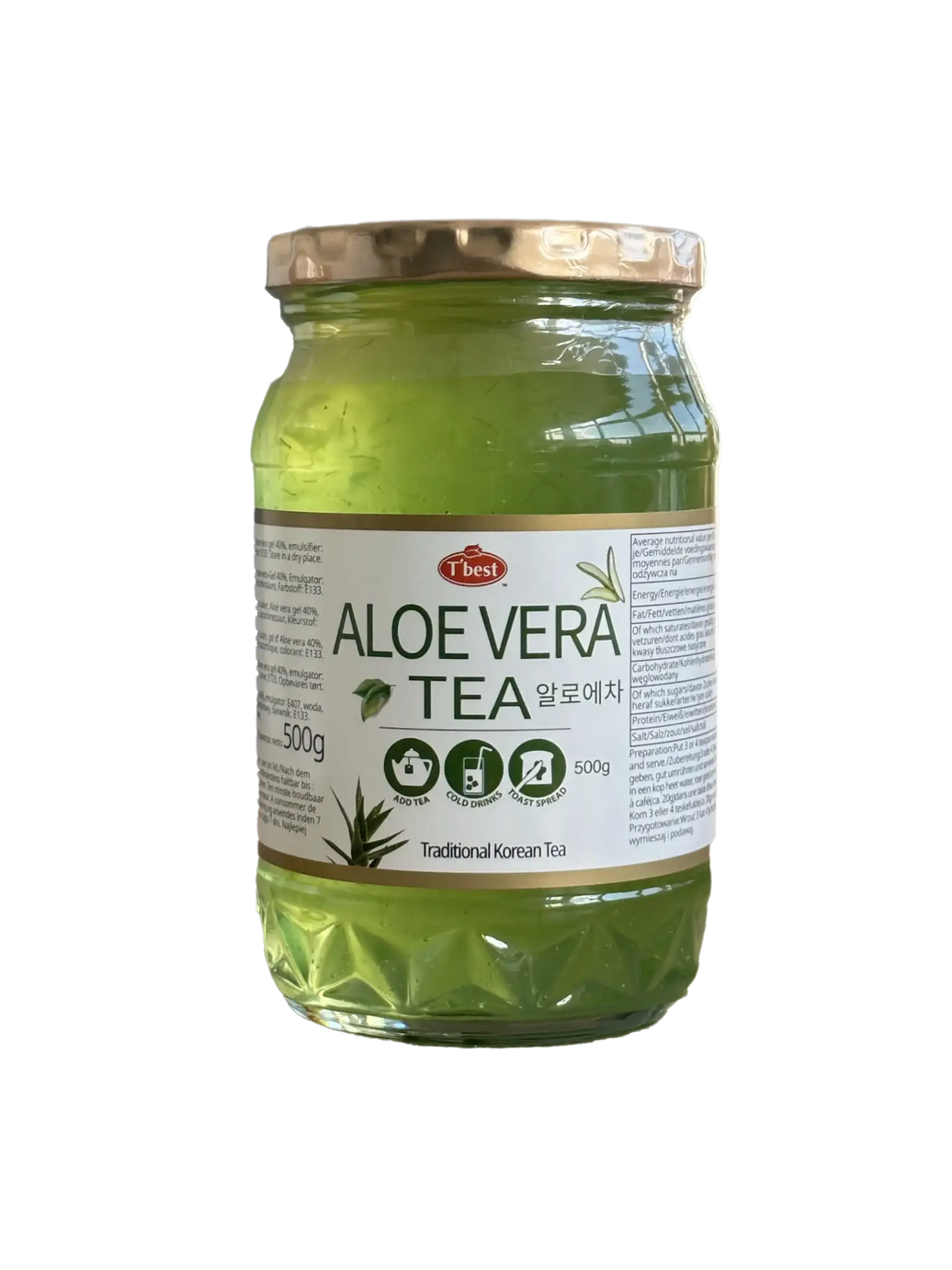 T'BEST Té Coreano Concentrado de Aloe Vera 500G