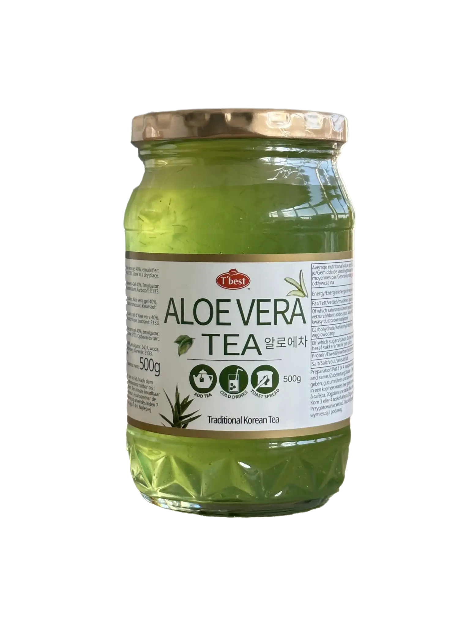 T'BEST Té Coreano Concentrado de Aloe Vera 500G