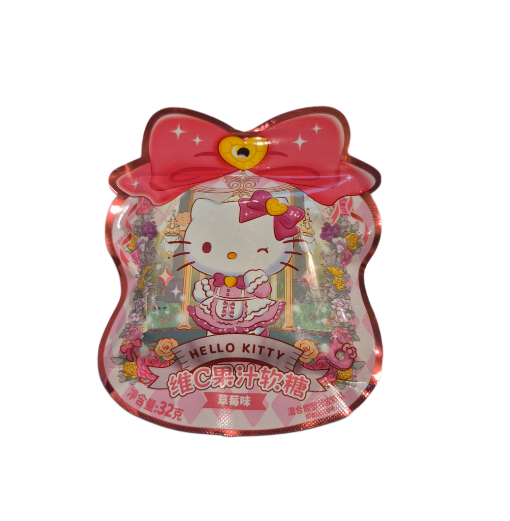 QUANJI Hello Kitty Gominolas Sabor Fresa 32g