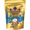 ARABIAN DELIGTHS CHOCODATE Dátil Relleno de Almendras Cubiertos de Chocolate con Leche y Coco Rallado 90g