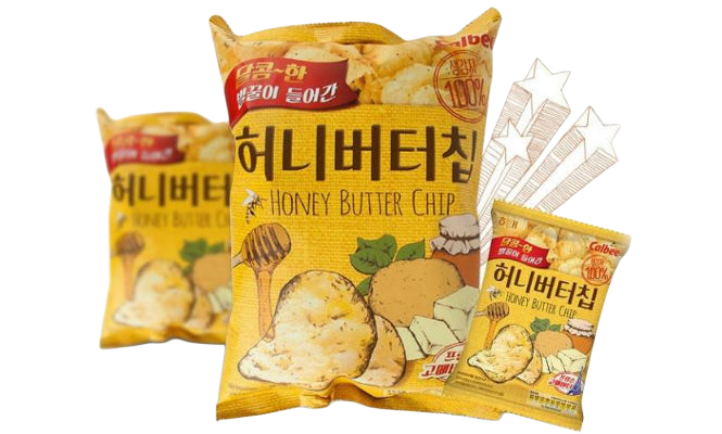 KR Patatas sabor Mantequilla y Miel Calbee 60g